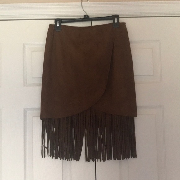 [Blu Pepper] Boho Fringe Skirt🌵 - Picture 1 of 5